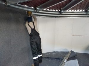 утепление стенок модульной емкости